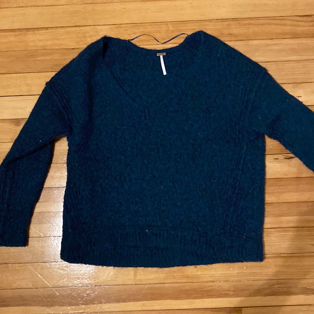 Fluffy free people oversized sweater